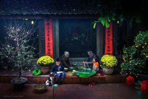 Gói bánh chưng